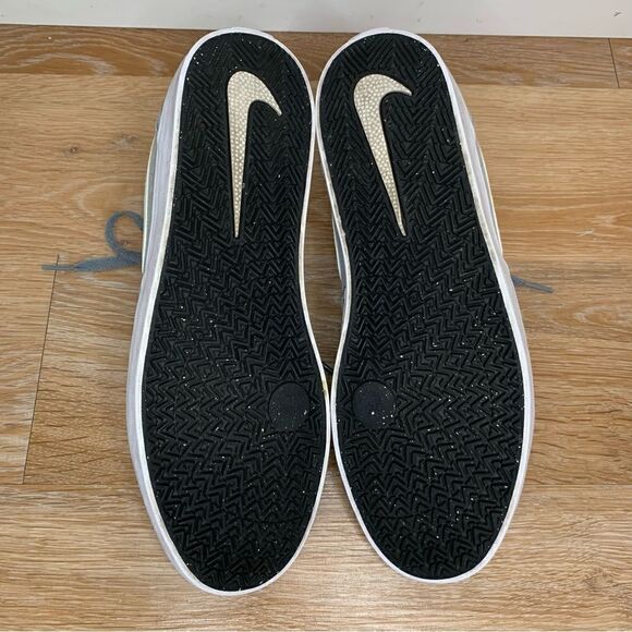 Nike SB Solar Fit Men’s Gray Canvas Lace Up Sneakers - Picture 9 of 11